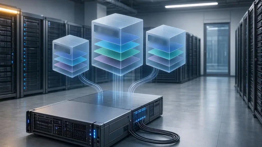 مجازی‌سازی سرور با VMware در دیتاسنتر